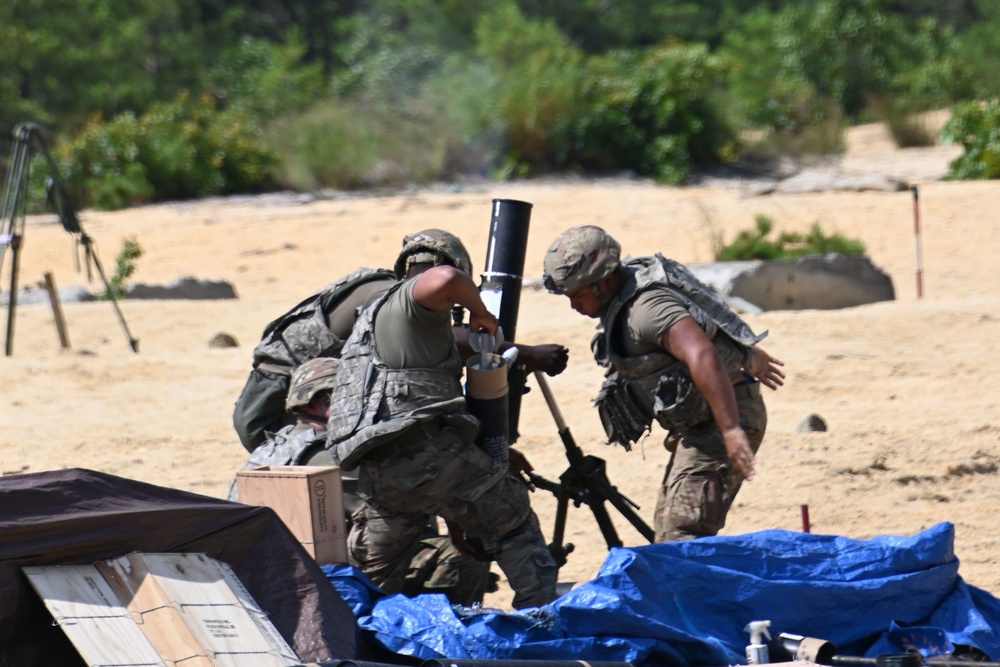 Fort Dix –  RG 59C - 1st BN 102nd INF “Mortar Live Fire” – 19 July 2022