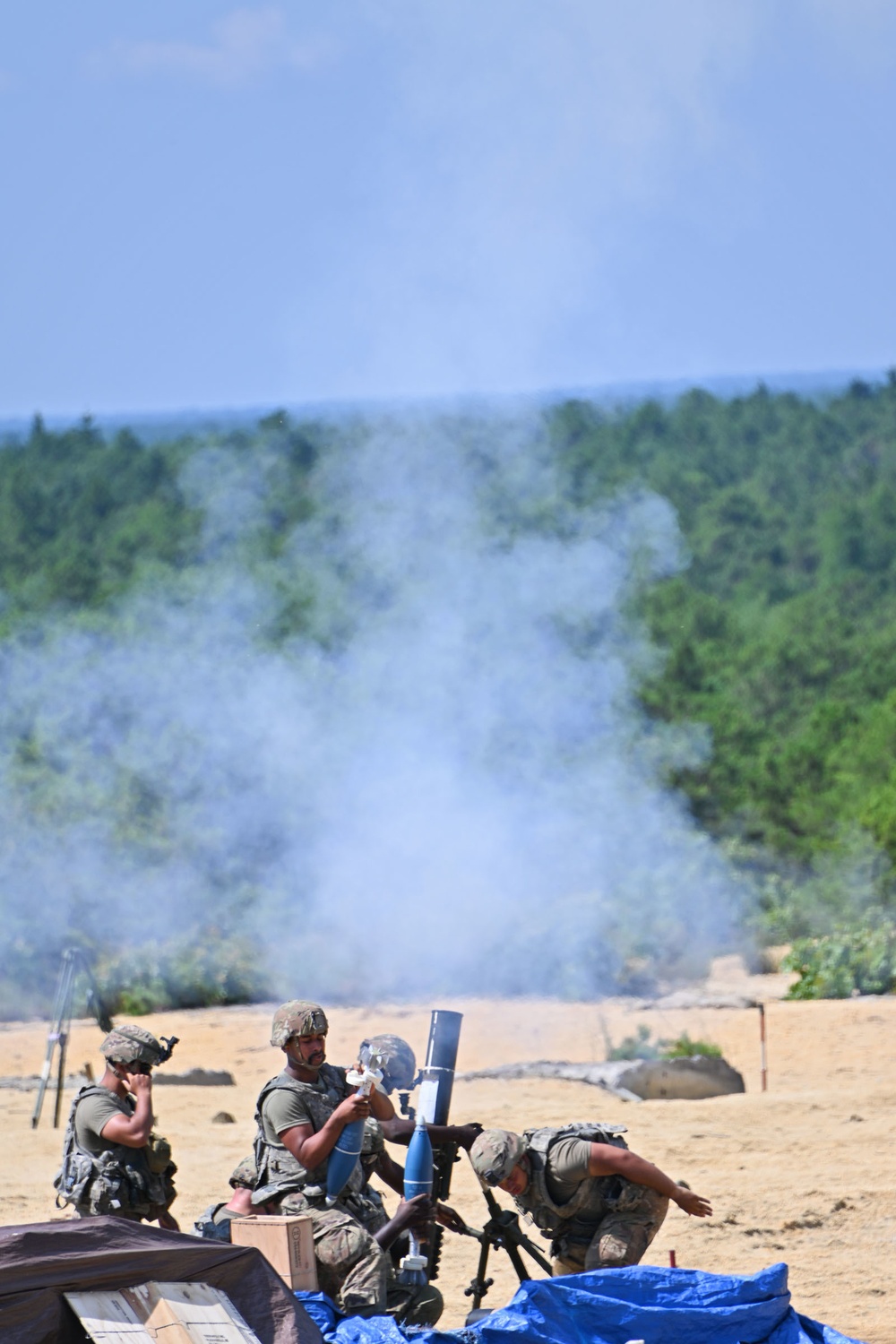 Fort Dix –  RG 59C - 1st BN 102nd INF “Mortar Live Fire” – 19 July 2022