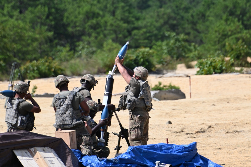 Fort Dix –  RG 59C - 1st BN 102nd INF “Mortar Live Fire” – 19 July 2022