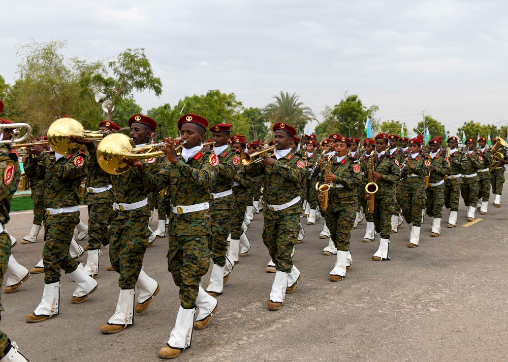CJTF-HOA joins partners to commemorate the 45th anniversary of the Djiboutian Army