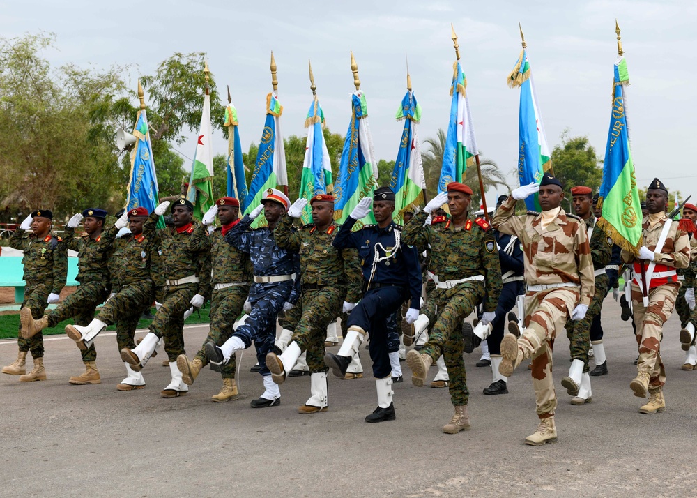 CJTF-HOA joins partners to commemorate the 45th anniversary of the Djiboutian Army