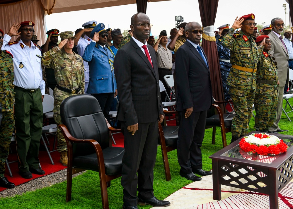 CJTF-HOA joins partners to commemorate the 45th anniversary of the Djiboutian Army