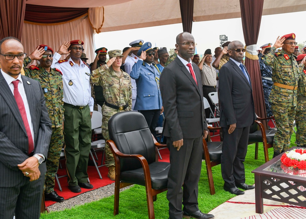 CJTF-HOA joins partners to commemorate the 45th anniversary of the Djiboutian Army