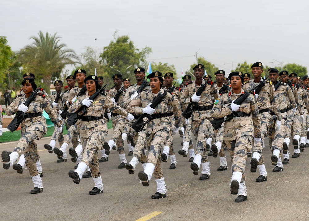 CJTF-HOA joins partners to commemorate the 45th anniversary of the Djiboutian Army