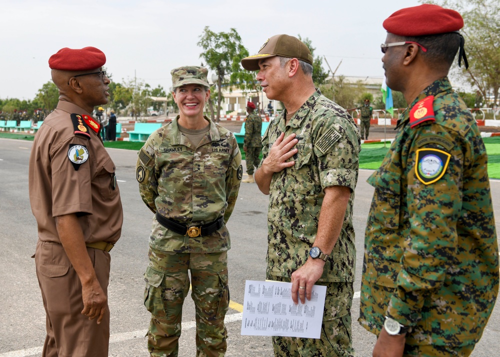 CJTF-HOA joins partners to commemorate the 45th anniversary of the Djiboutian Army