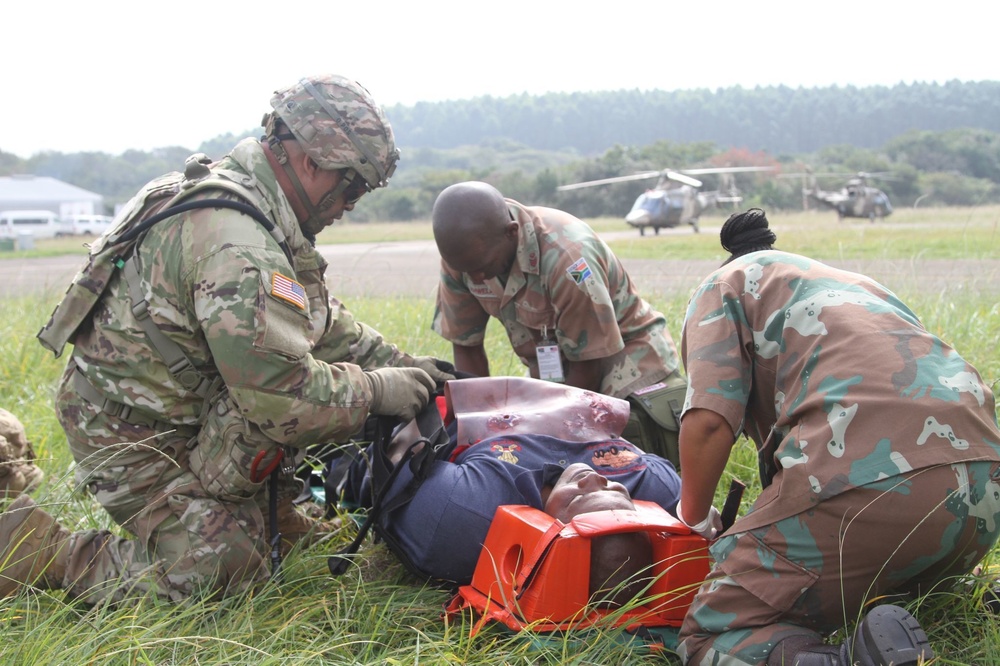 New York Army National Guard Soldiers participate in Tactical Air Land Operation Exercise in South Africa