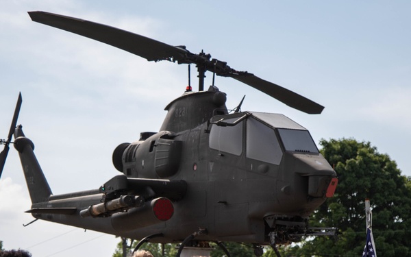 UM football team visits Grand Valley Armory