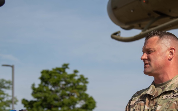 UM football team visits Grand Valley Armory