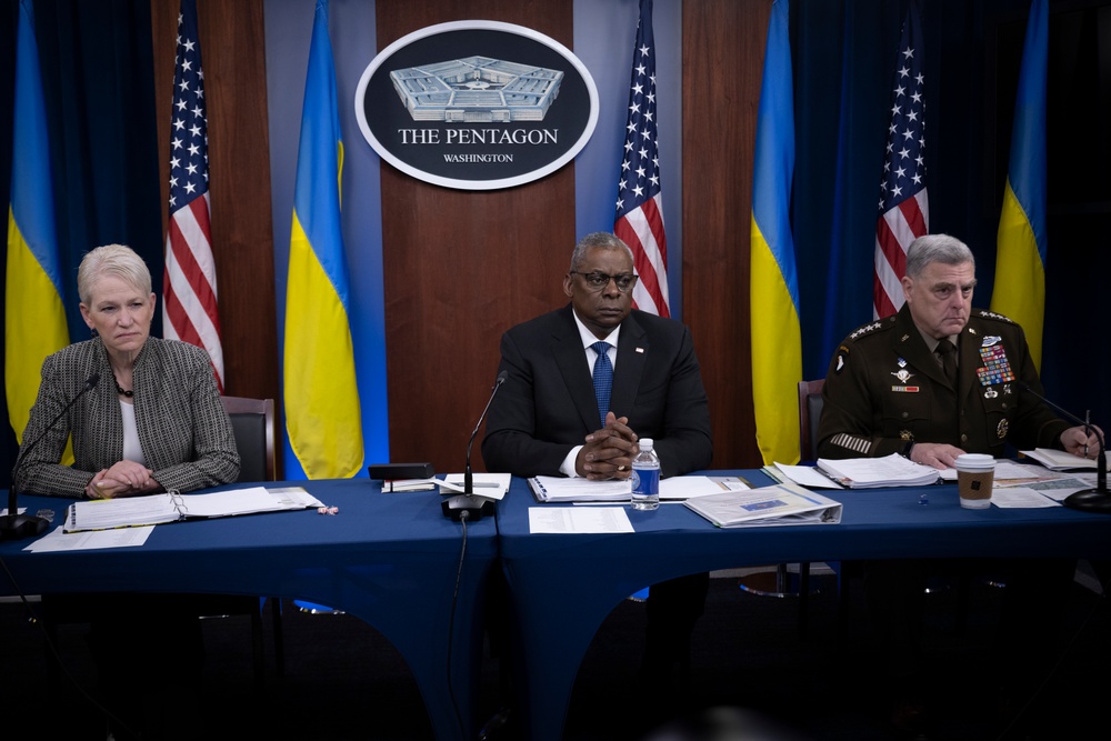 SECDEF Hosts Virtual Ukraine Defense Contact Group