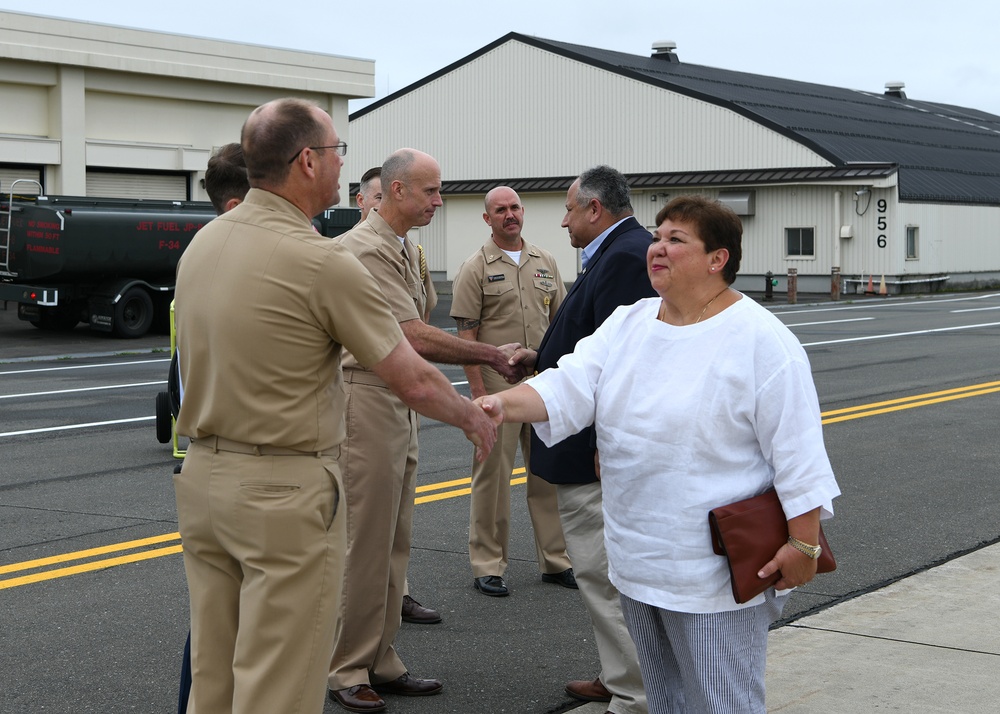 Secretary of the Navy Visit