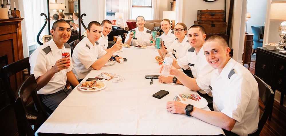 New cadets bask in relaxation during Ice Cream Social