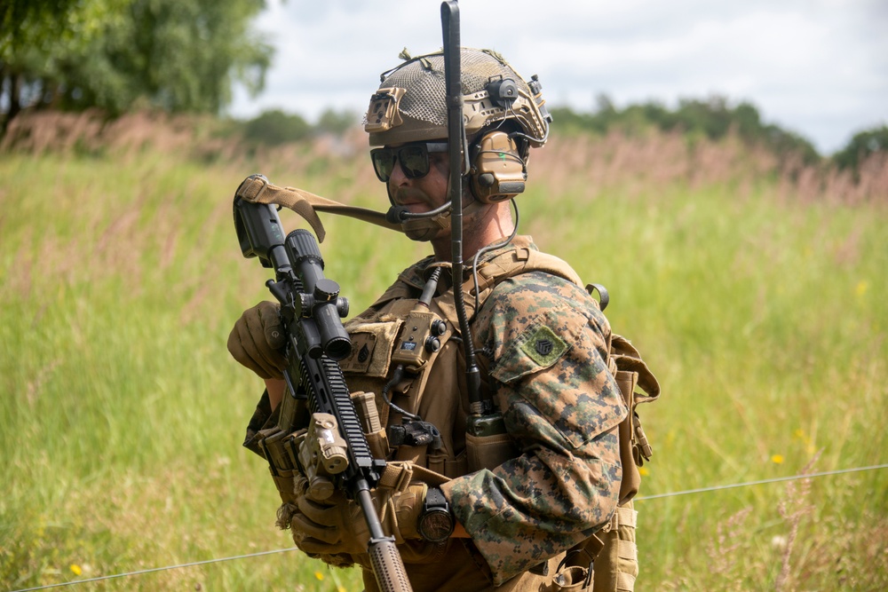 22nd MEU BLT CRUSHes live-fire exercise in Jægerspris, Denmark