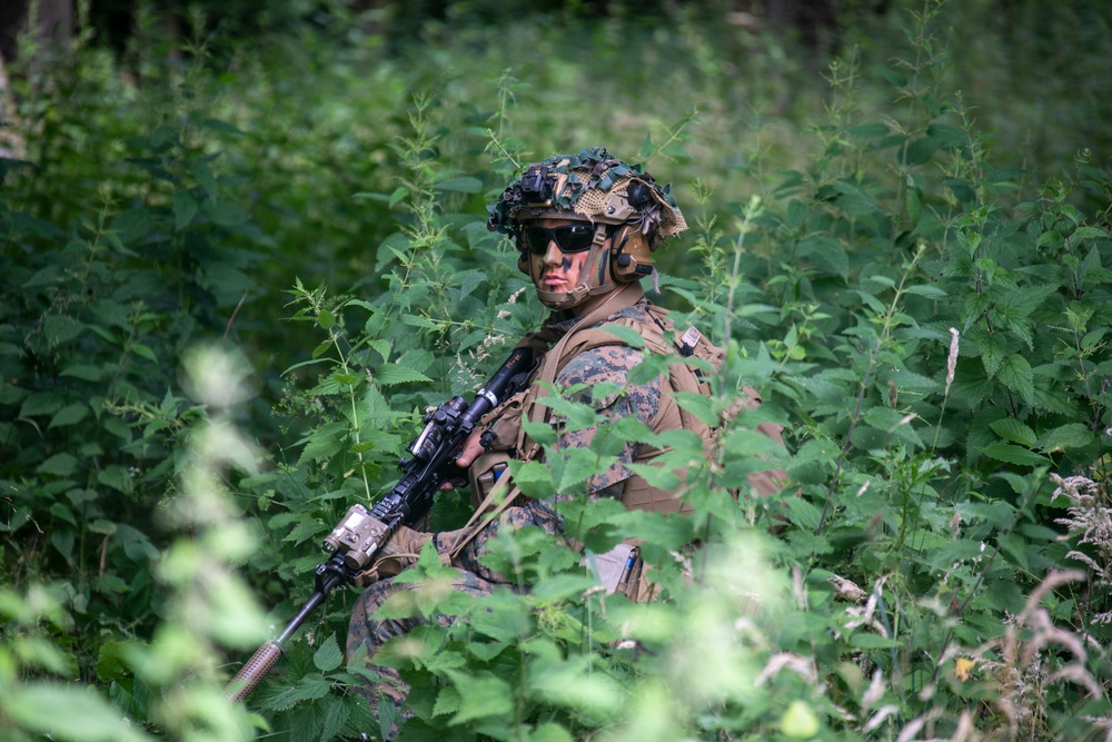 22nd MEU BLT CRUSHes live-fire exercise in Jægerspris, Denmark
