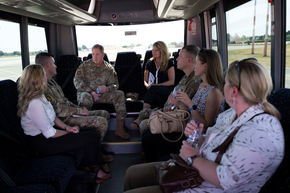 USAFE Commander visits RAF Mildenhall