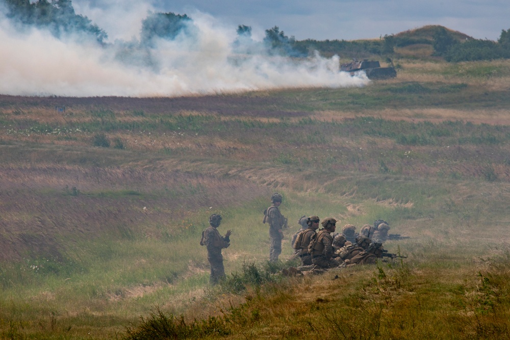 22nd MEU BLT CRUSHes live-fire exercise in Jægerspris, Denmark