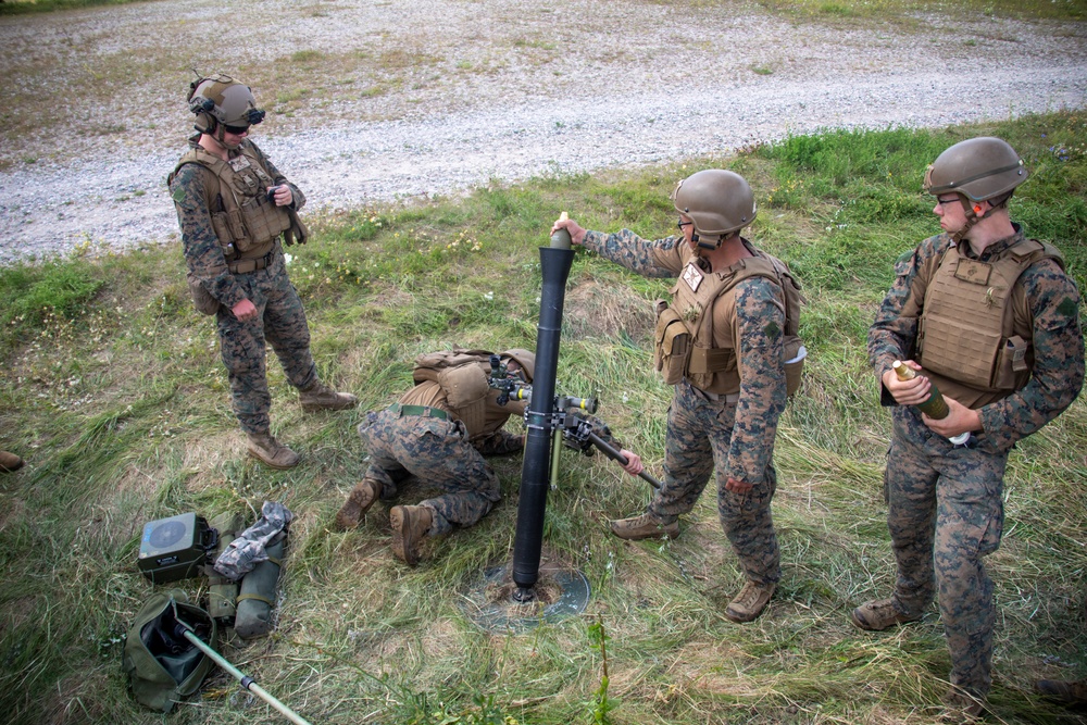 22nd MEU BLT CRUSHes live-fire exercise in Jægerspris, Denmark