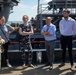 Visitors from the Ministry of Defense tour the Gunston Hall
