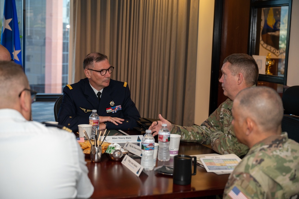 STARCOM Commander meets with the Deputy Commander of French Space Command