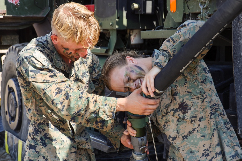 8th Engineer Support Battalion conducts patrols and fuel refills during Summer Pioneer 22 (Day 6)