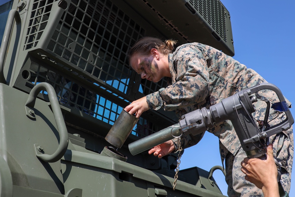 8th Engineer Support Battalion conducts patrols and fuel refills during Summer Pioneer 22 (Day 6)