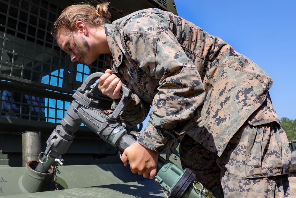 8th Engineer Support Battalion conducts patrols and fuel refills during Summer Pioneer 22 (Day 6)