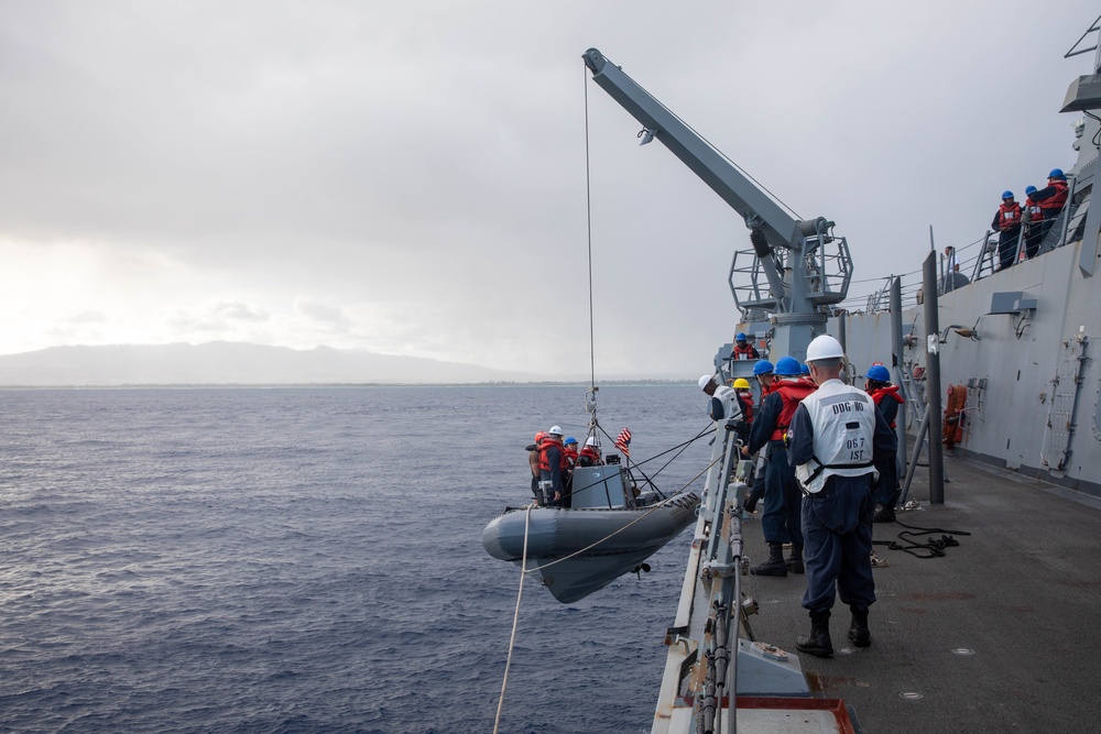 Small Boat Operations aboard William P. Lawrence