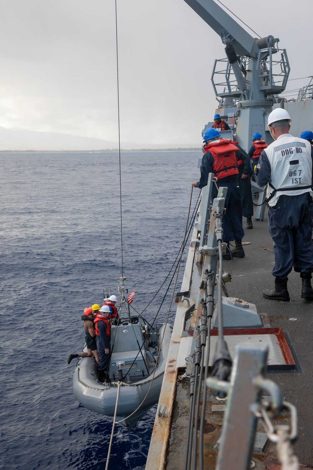 Small Boat Operations aboard William P. Lawrence