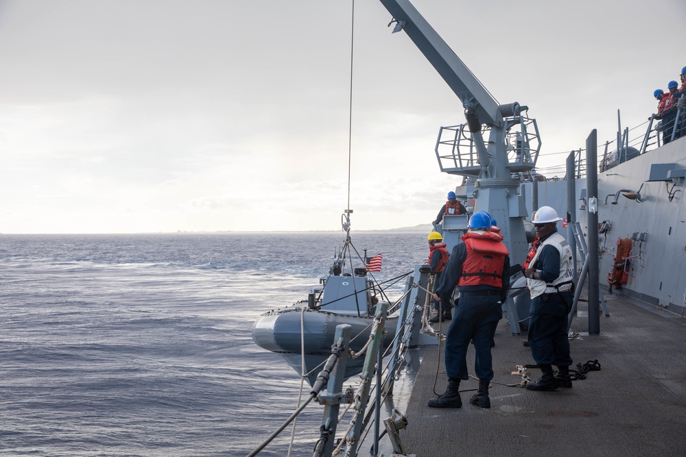 Small Boat Operations aboard William P. Lawrence