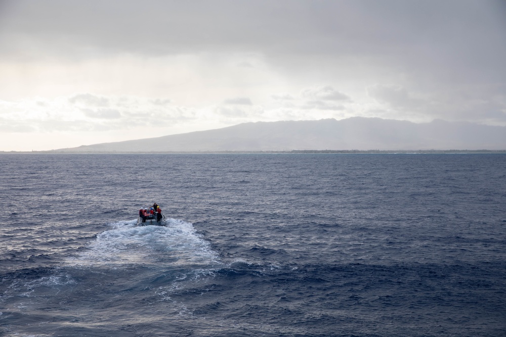 Small Boat Operations aboard William P. Lawrence