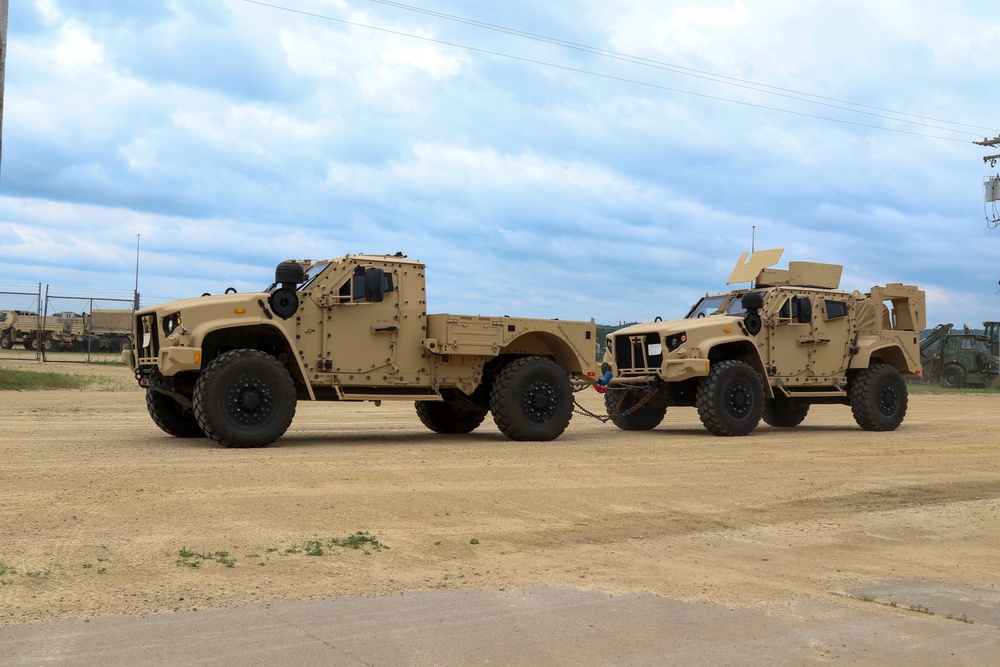 USACAPOC Trains with JLTVs at Fort McCoy
