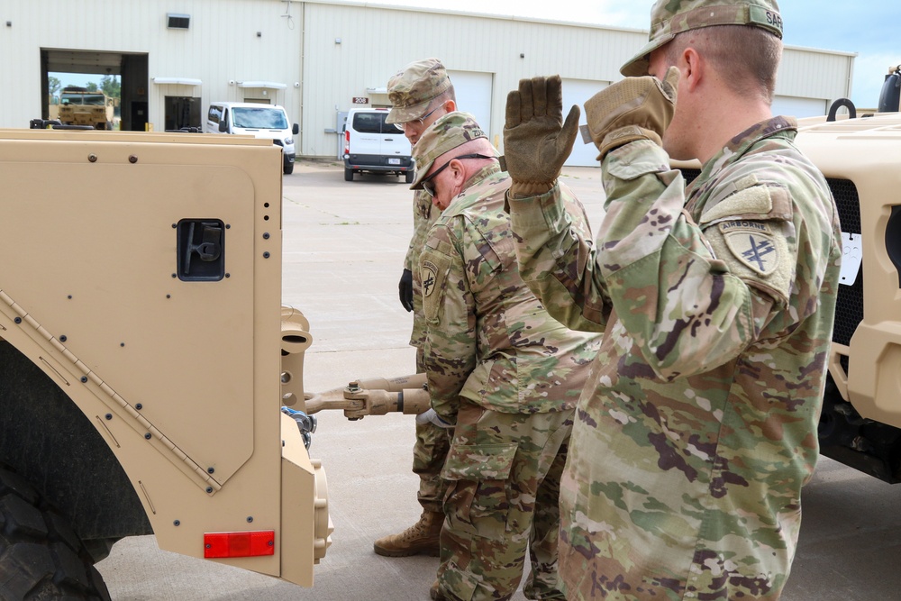 USACAPOC Trains with JLTVs at Fort McCoy