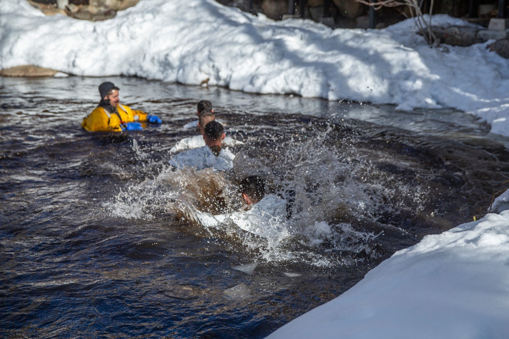 Bridgeport Marines undergo hypothermia training