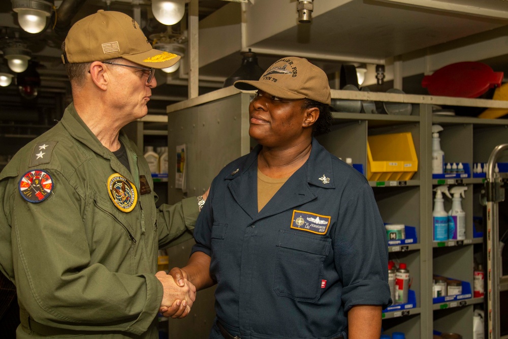 Military Sealift Command (MSC) Visits Ford