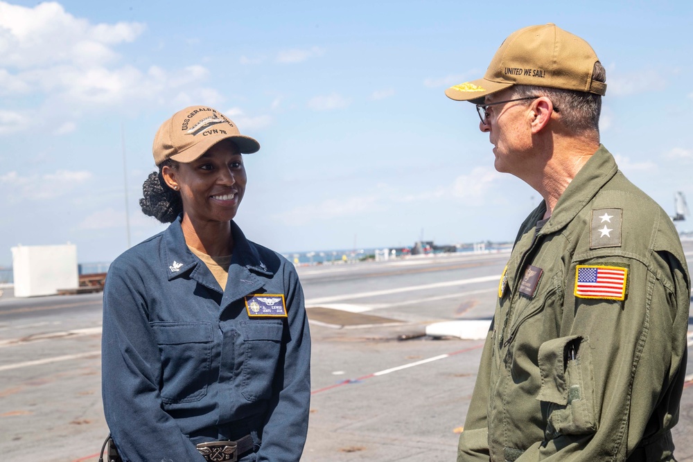 Military Sealift Command (MSC) Visits Ford