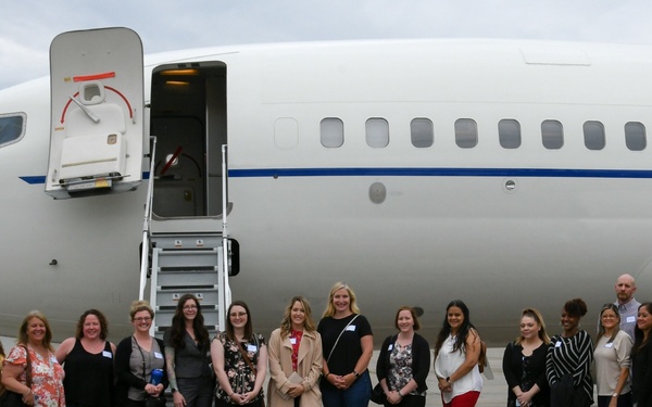 D.C Air National Guard spouses participate in incentive flight