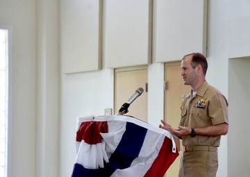 Training Squadron Six (VT-6) Shooters change command
