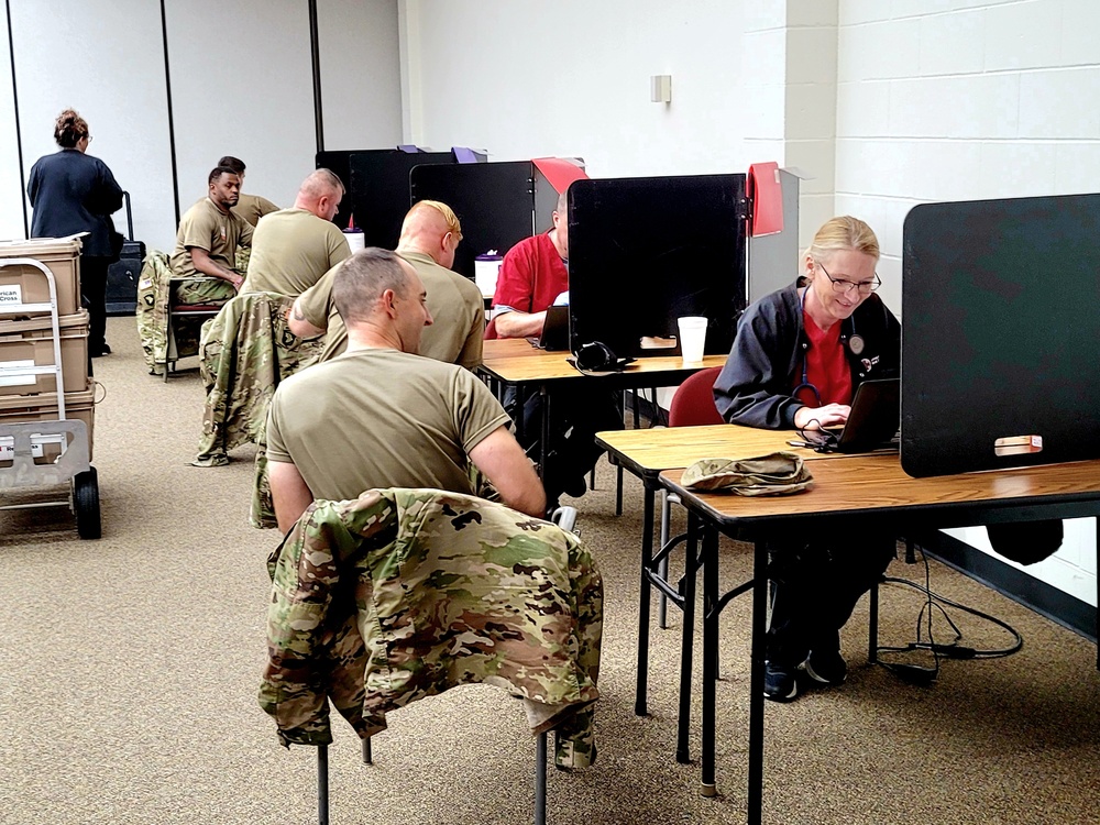 Blood drive at Fort McCoy