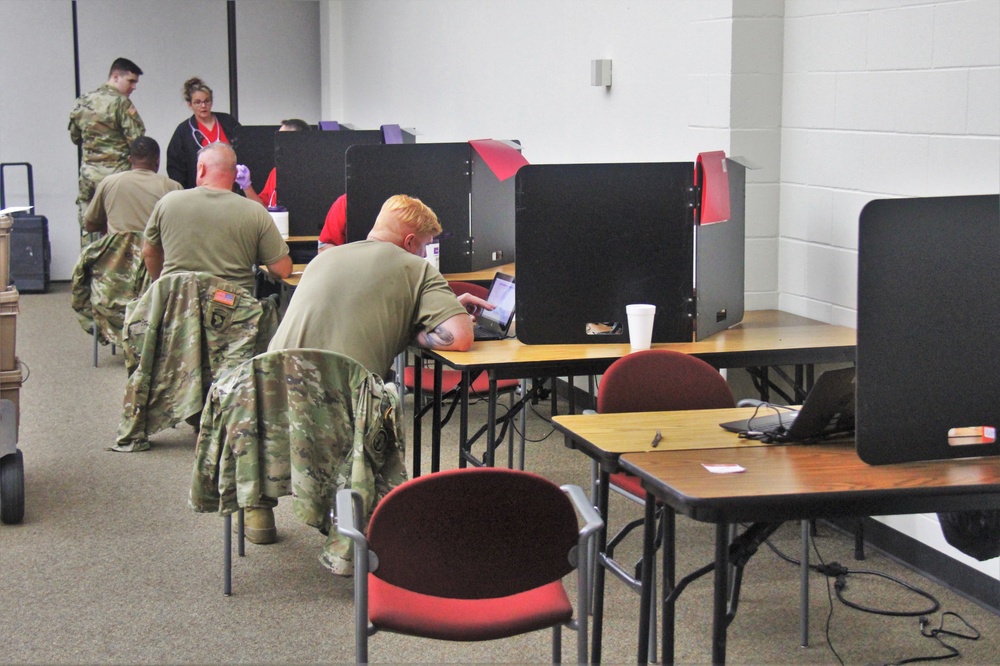 Blood drive at Fort McCoy