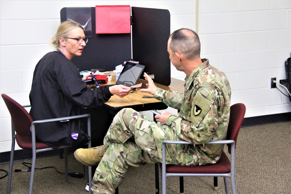 Blood drive at Fort McCoy