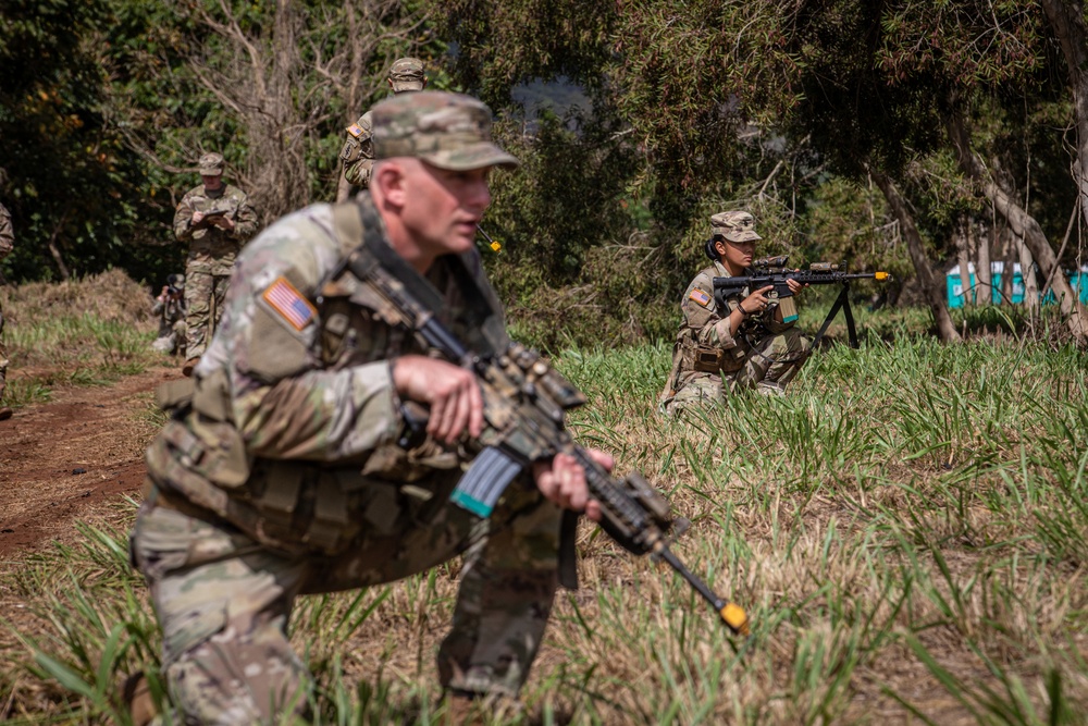 USARPAC Best Squad Competition 2022: Hawaii, Soldier conducts Squad Lane