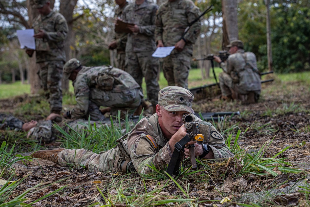 USARPAC Best Squad Competition 2022: Hawaii, Soldier conducts Squad Lane