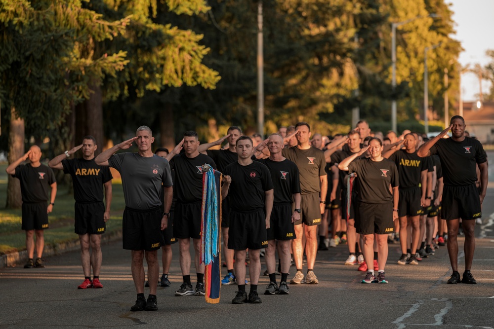 CG Leads 7ID in Salute Prior to Division Run