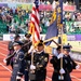 Oregon National Guard Adjutant General's Color Guard presents colors during World Track and Field Championships