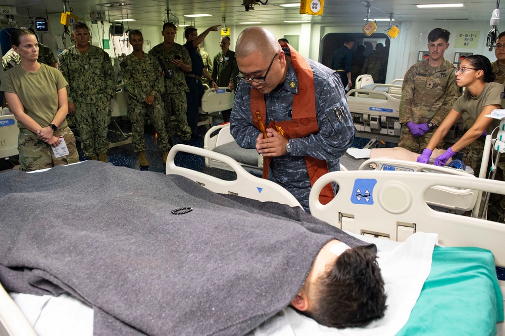 USS Essex Mass Casualty Drill during RIMPAC 2022