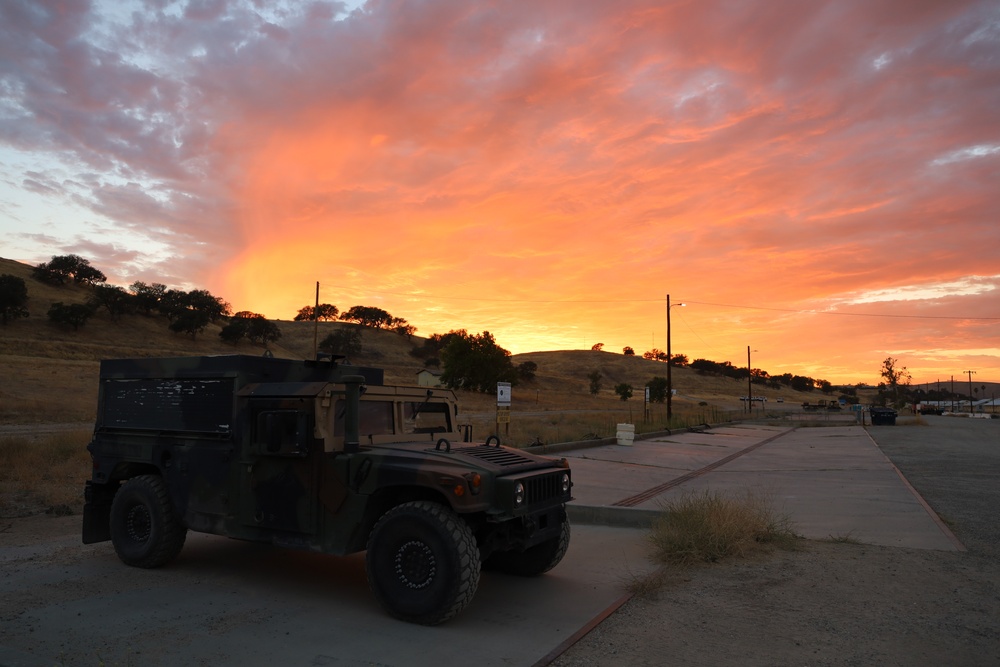 Sunset at Camp Roberts