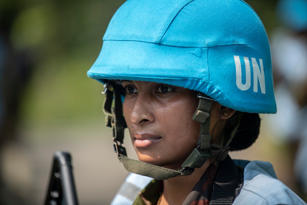 Bangladesh Soldiers Checkpoint Training