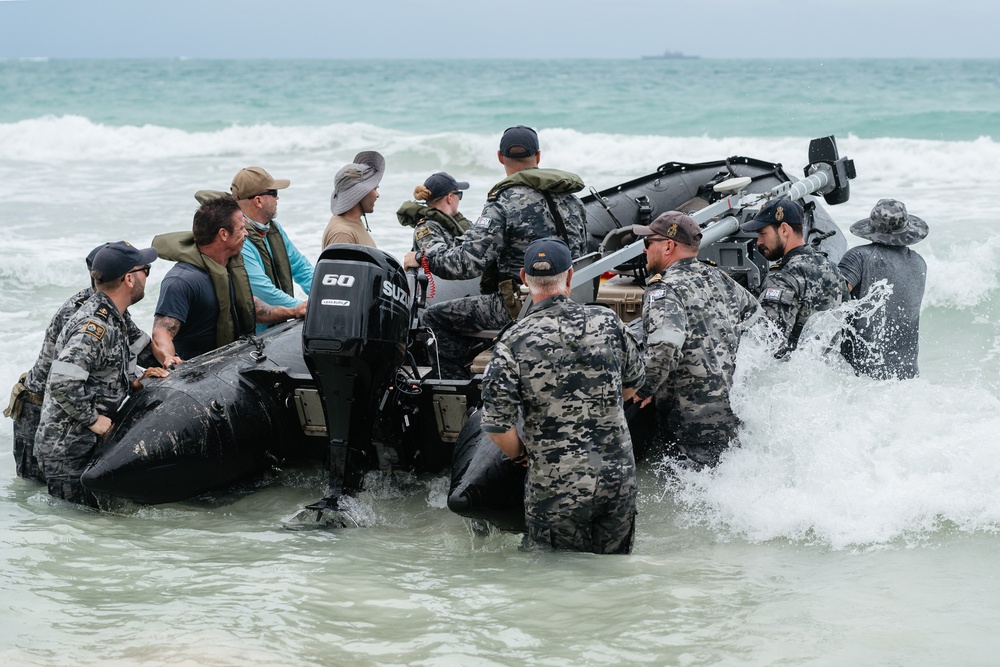 Australian Deployable Geospatial Survey Team at RIMPAC 2022