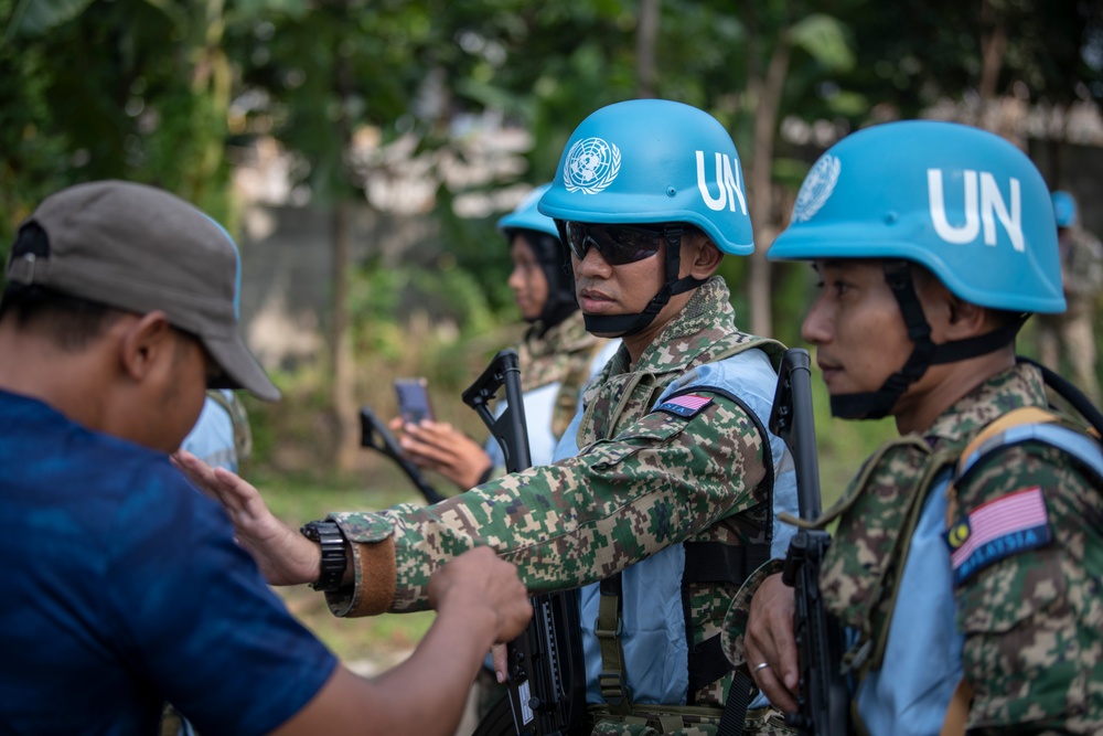 Malaysian Army Dismounted Patrol