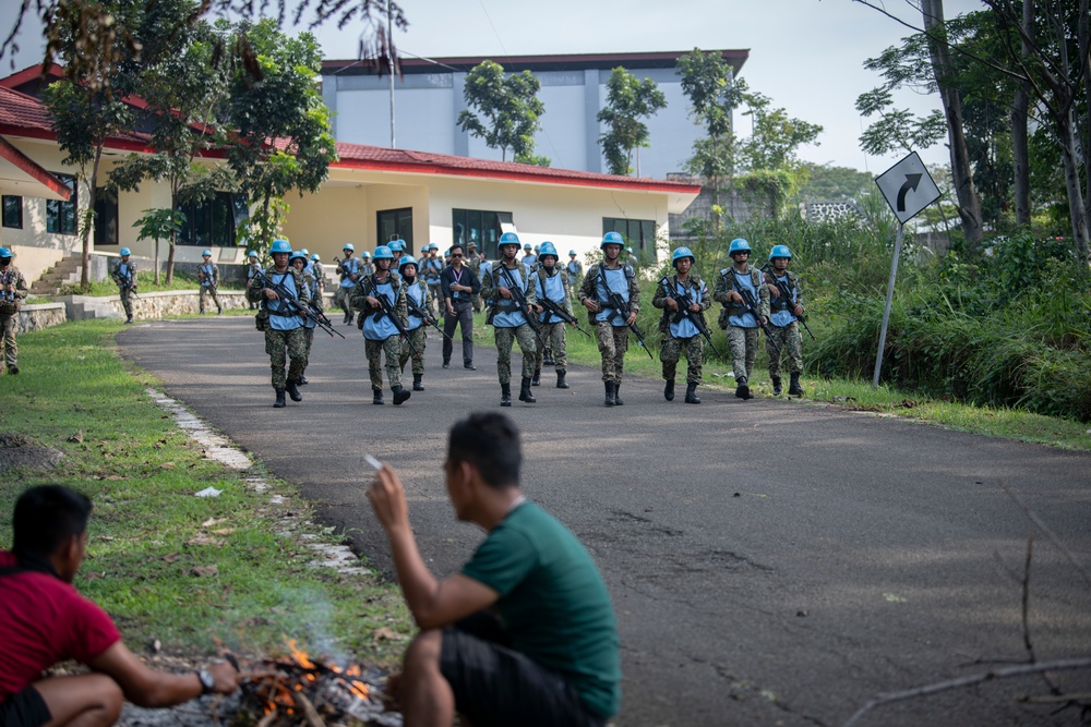 Malaysian Army Dismounted Patrol