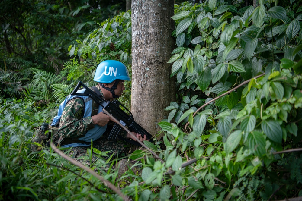 Malaysian Army Dismounted Patrol